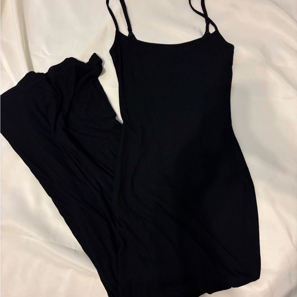 Skims Long Slip Dress